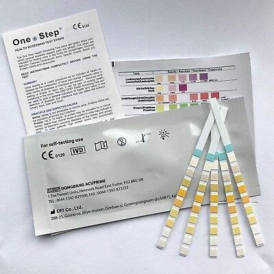 50 x URINE TEST STRIPS 10 Parameter Diabetes,Ketones,Liver,pH,Blood,UTI (10x5) | eBay