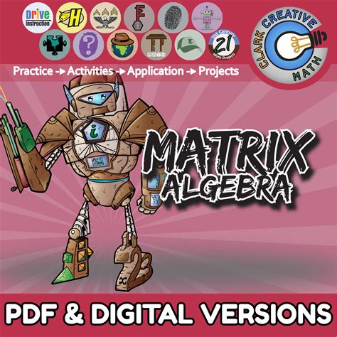 Matrix Algebra Unit Bundle - Clark Creative Education