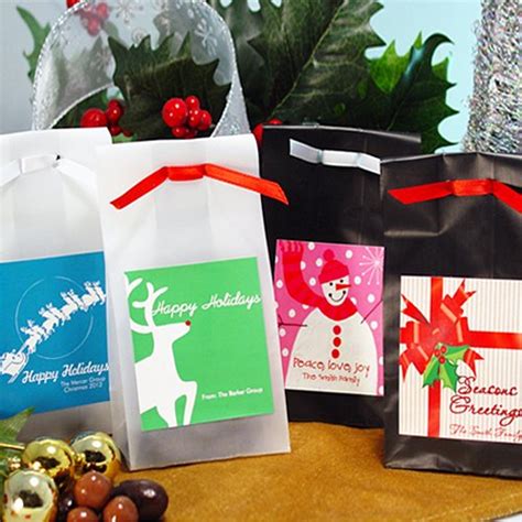 Personalized Holiday Candy Bags