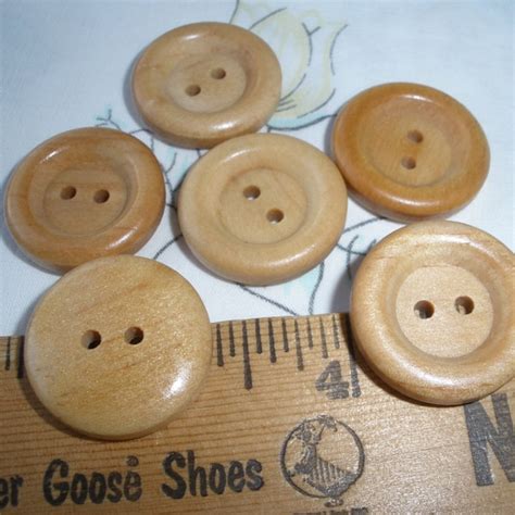 Wood Buttons - Etsy