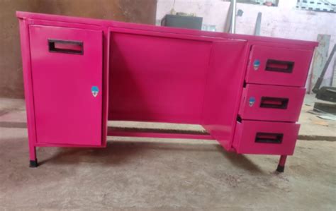 Mild steel Rectangular Pink Color Office Table at Rs 85000 in Chennai | ID: 12349120788