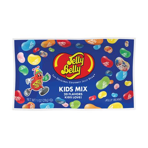 Jelly Belly® Kids Mix, 20 Flavors Jelly Bean Candy, 1 oz Bag - Walmart.com