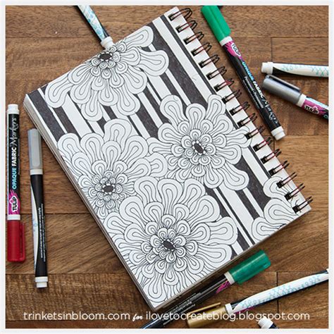 iLoveToCreate Blog: Doodled Journal Covers