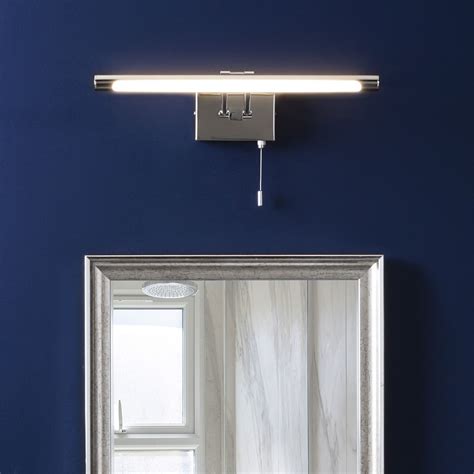 Litecraft Picture Wall Light Bathroom IP44 Fitting With Pull Cord - 4 ...