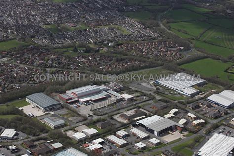 Aerial photography of Fulwood Preston Lancashire aerial photograph of a ...