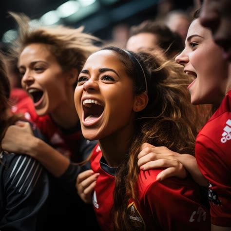 Premium AI Image | Victory of Spanish women Football Team