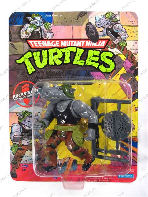 {Playmates} Teenage Mutant Ninja Turtles (1988-1992) - Rocksteady -TMNT – Teenage Mutant Ninja ...