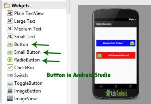 Button Tutorial With Examples In Android Studio