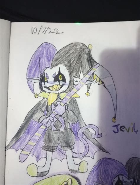 I made some fanart! : r/Jevil