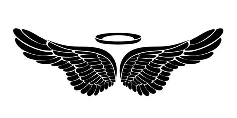 Angel Wings And Halo Vector Art, Icons, and Graphics for Free Download