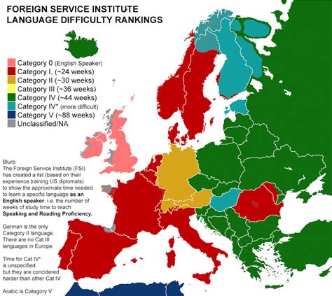 European Language Map Reveals the Hardest Language to Learn