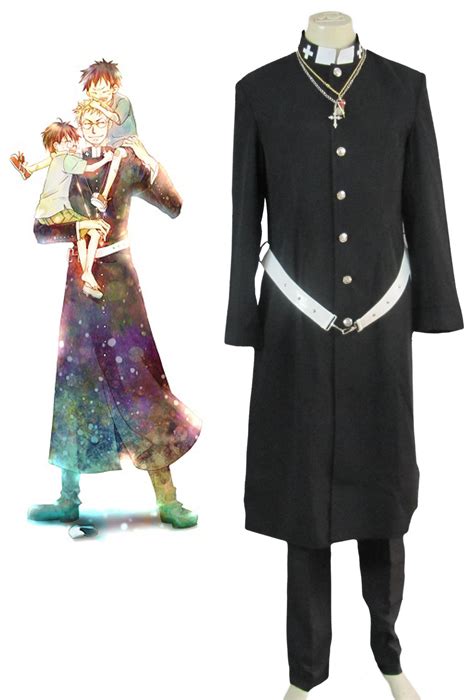 Blue Exorcist Shiro Fujimoto Priest Uniform Cosplay Costume | cosercosplay.com