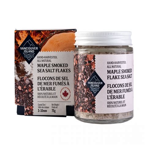 Sea salt flakes smoked maple - Vancouver Island | Aubut (13393)