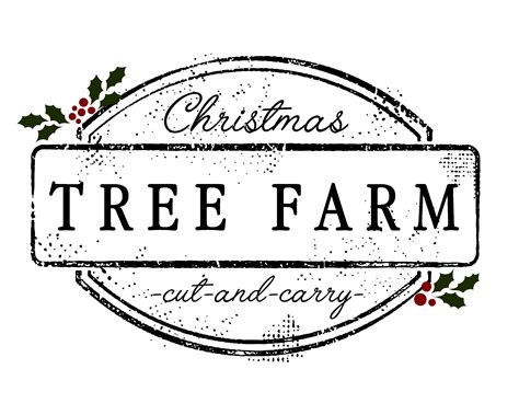 Christmas Tree Farm Printable - Little Glass Jar