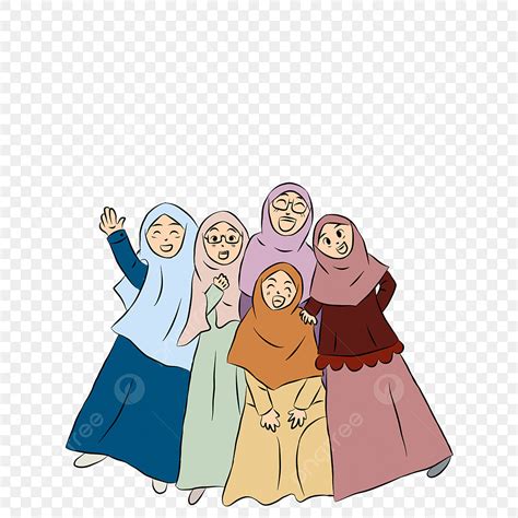 Gambar Sahabat Muslimah Png, Vektor, PSD, dan Clipart Dengan Background Transparan untuk ...