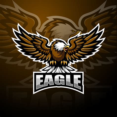 Eagle esport mascot logo design 7694893 Vector Art at Vecteezy