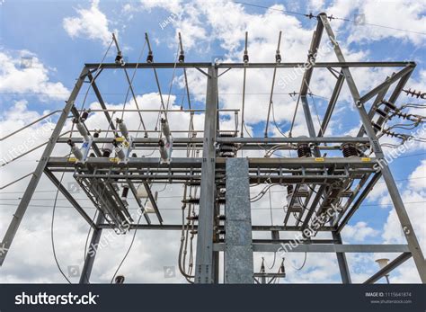 Electrical High Voltage Substation Stock Photo 1115641874 | Shutterstock