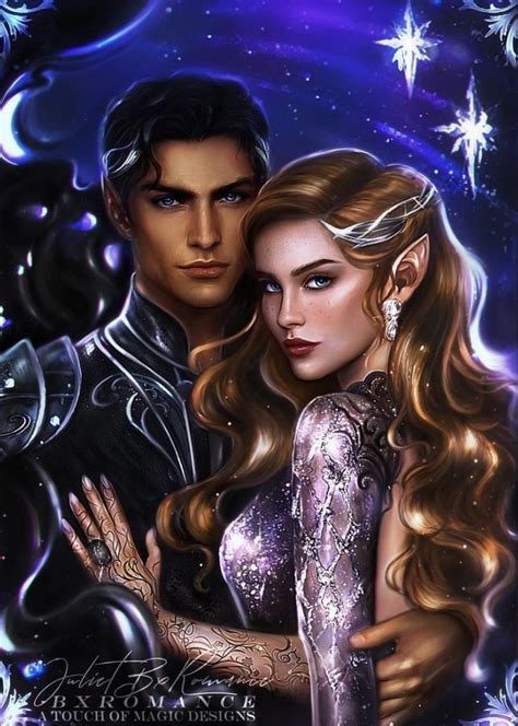 Poster acotar | Feyre and rhysand, A court of mist and fury, Fan art