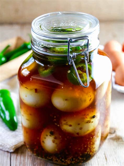 Pickled Eggs Recipe - Delicious Table