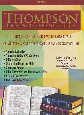 Thompson Chain Reference Bible-NIV book by Kirkbride Bible Company ...