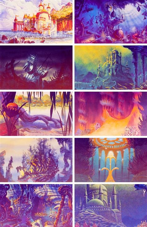 Disney Concept Art - the Little Mermaid | Disney concept art, Concept ...