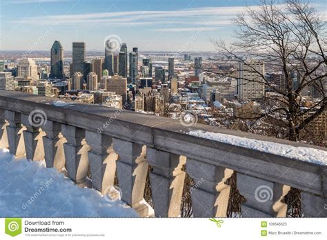 Montreal Skyline in Winter 2018 Stock Image - Image of building, quebec: 109546523