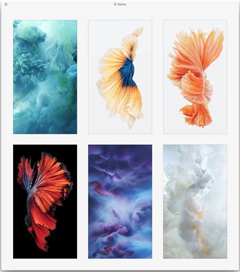 Get the Beautiful Live Wallpapers from iPhone 6s as Still Wallpapers