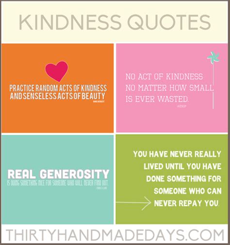 Kindness Quotes - including 4 free printables!