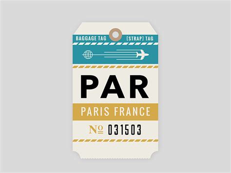 Ticket to Paris by Danny Megard on Dribbble