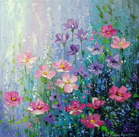 The Delicate Summer Flowers Painting by Olga Darchuk on Gallery Today