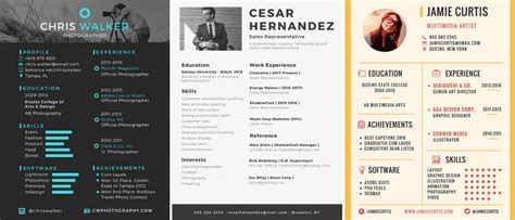 50 inspiring resume designs to learn from | Canva