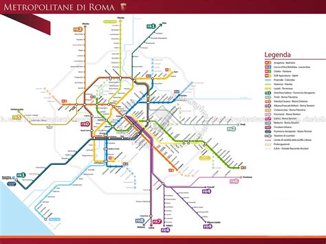 Rome metro map 03131