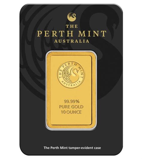 10oz Perth Mint Gold Minted Bar (Buybacks)