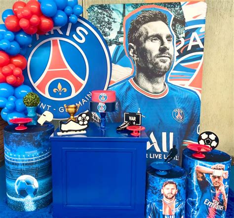 Decoração PSG | Festa neymar, Psg, Aniversário do messi