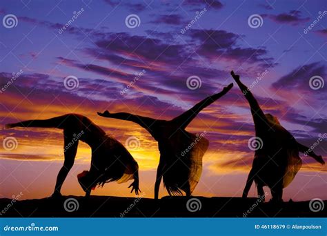 Cartwheel Silhouette Stock Photo | CartoonDealer.com #14260662