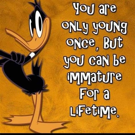 Pin by Joanne Wilson on AAAH LOVE IT | Daffy duck quotes, Daffy duck, Looney tunes funny