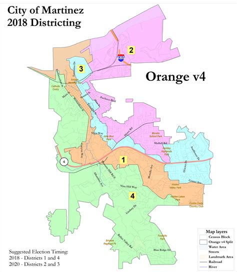 Council Chooses ‘Orange Version 4’ Voter District Map - Martinez News ...