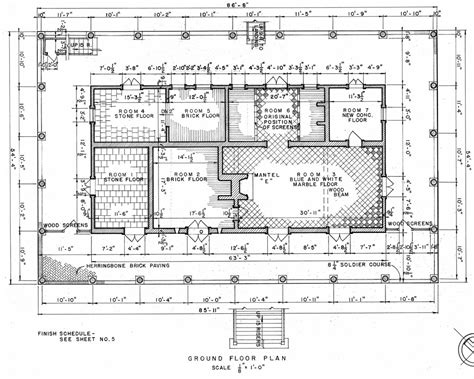 homeplace basement floor plan | HABS basement floor plan fro… | Flickr