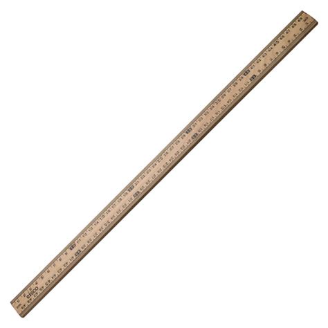 Eisco Wooden Half Metre Stick Ruler (Single) | Rapid Online