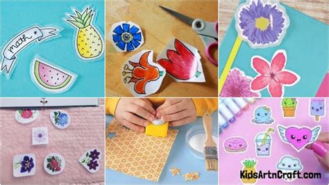 DIY Sticker Ideas for Kids - Kids Art & Craft