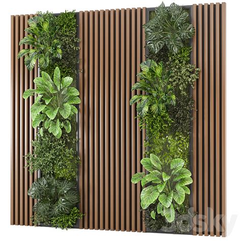 indoor wall vertical garden - Set 602 - Fitowall - 3D model