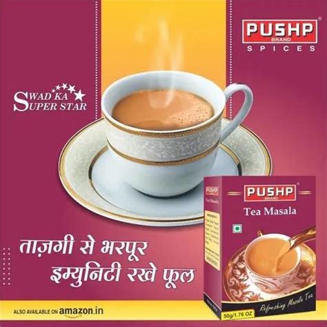 Pushp Tea Masala, Packaging Type: Box at Rs 55/box in Bengaluru | ID ...