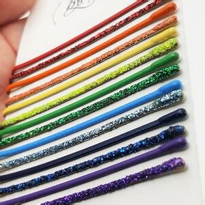 Rainbow Bobby Pins, Roygbiv Colored Bobby Pins, Gay Pride Month, Lgbtq Pride Accessories, Roy G ...