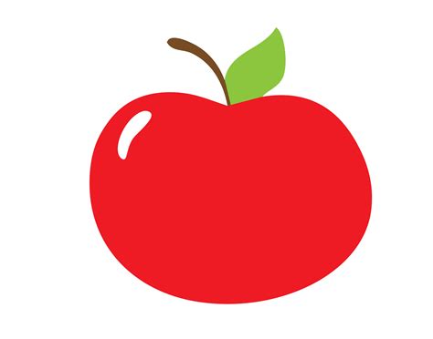 Red Apple Clipart Free Stock Photo - Public Domain Pictures