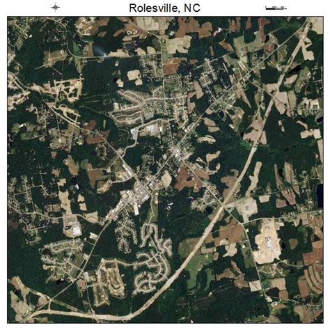 Aerial Photography Map of Rolesville, NC North Carolina