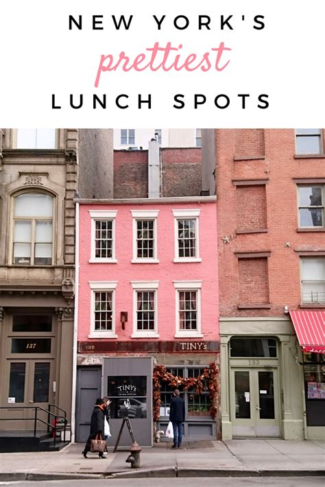 Going to New York? You must visit some of NYC's cutest restaurants and cafes for lunch or brunch ...