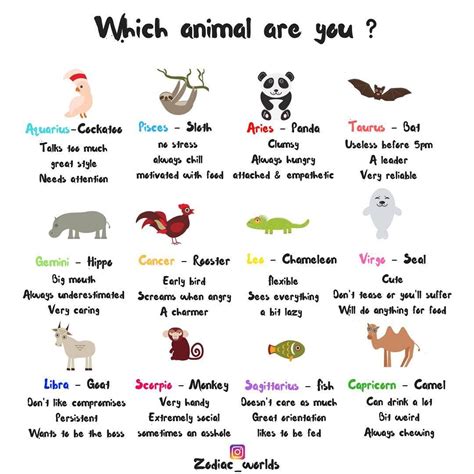 Zodiac Worlds on Instagram: “Which zodiac animal are you ? Comment ...