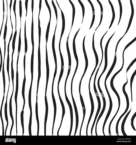 Abstract wavy lines texture. Hand drawn minimalistic vector ...