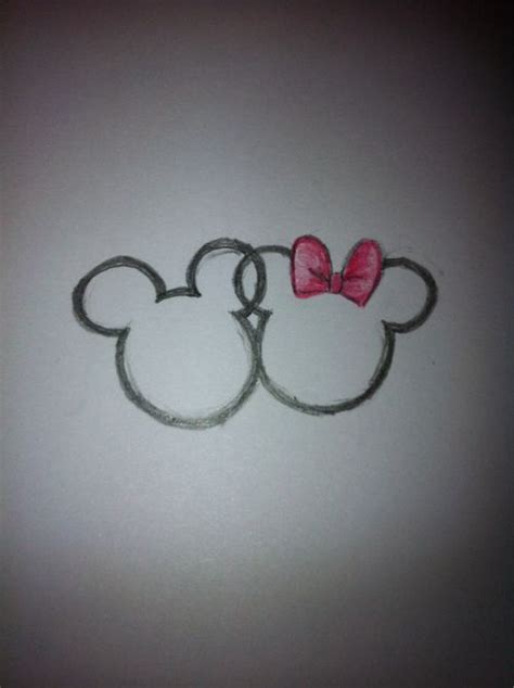 The Best 30 Outline Small Minnie Mouse Tattoo - learnmediaeast