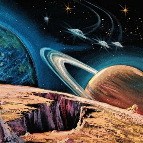 Planetary Space Meteor Original Oil Painting Black Velvet p2 SA181 ...